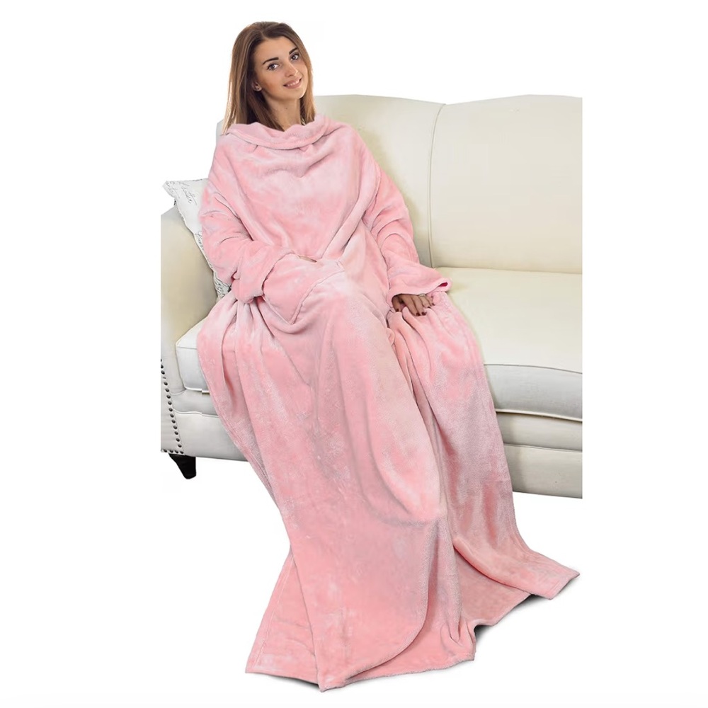 🆕 Catatonia fleece wearable blanket in pink